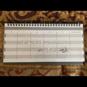 In god we trust Weekday planner